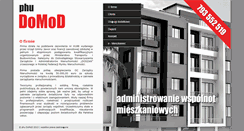 Desktop Screenshot of domod.pl