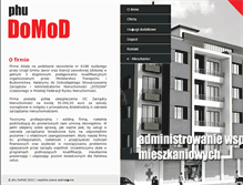 Tablet Screenshot of domod.pl